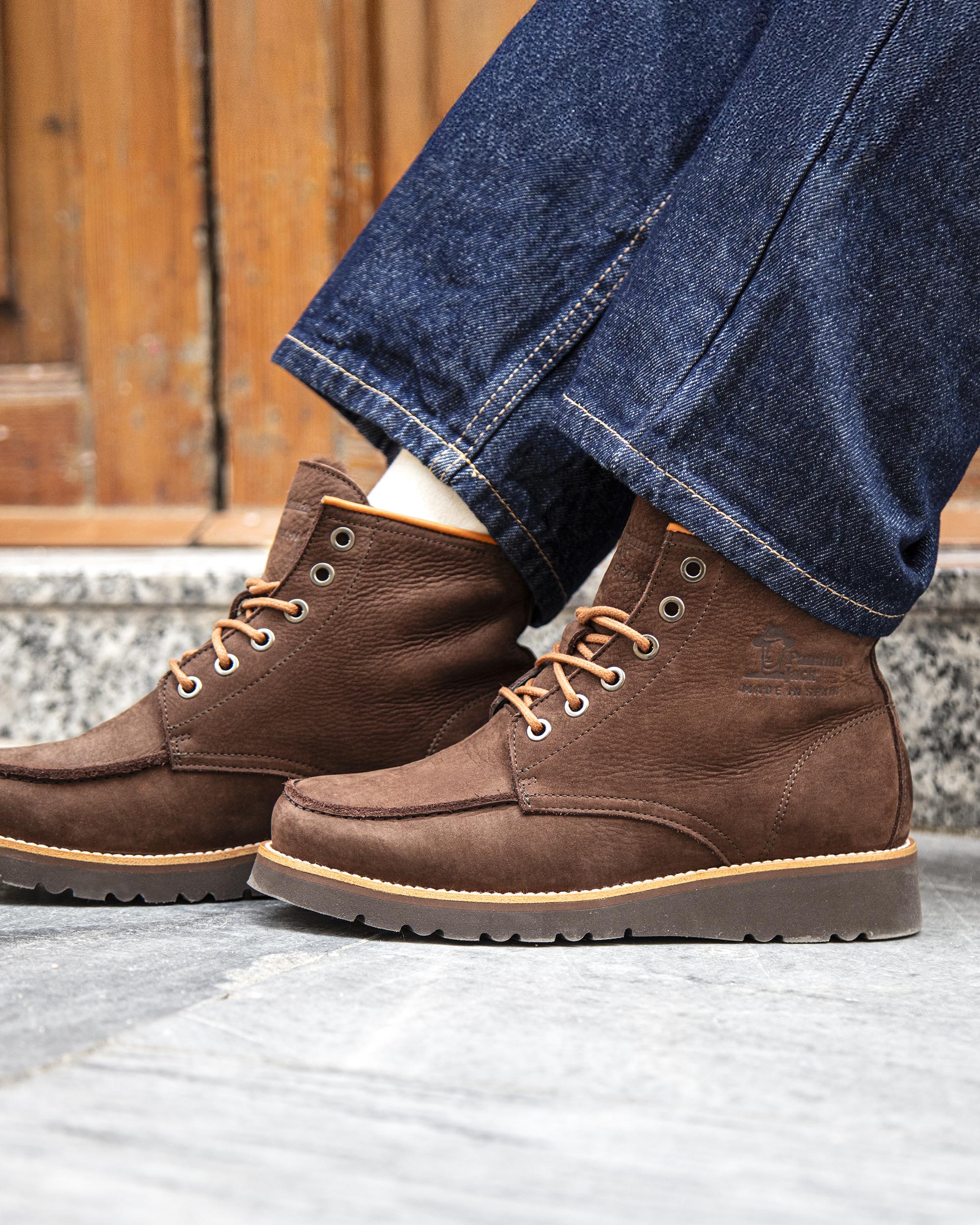 Karen B2 Nobuck Marron - Image 4